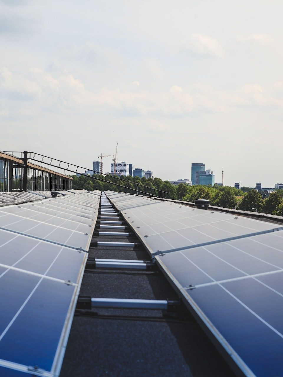 black and white solar panels